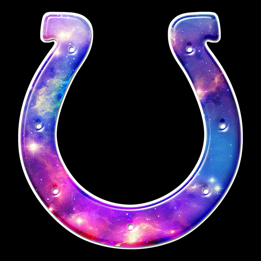 Galaxy Indianapolis Colts Logo vinyl decal